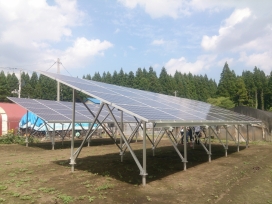 上北郡東北町　S様　地上設置