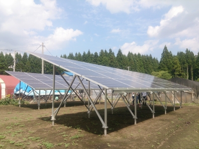上北郡東北町　S様　地上設置