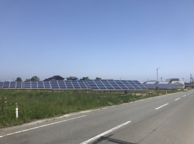 上北郡東北町　M様1号機　地上設置