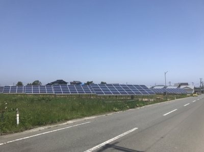 上北郡東北町　M様1号機　地上設置