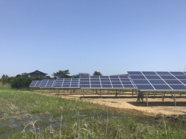 上北郡東北町　M様2号機　地上設置