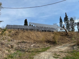 八戸市櫛引人首沢案件A区画　L様　地上設置