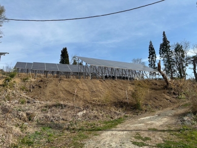 八戸市櫛引人首沢案件A区画　L様　地上設置